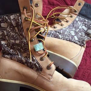Timberland leather boots 👢